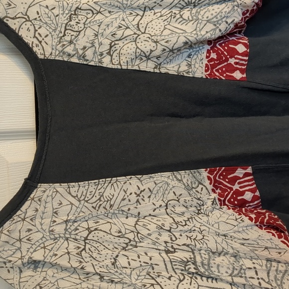 Free people mixed fabric top - Picture 5 of 6